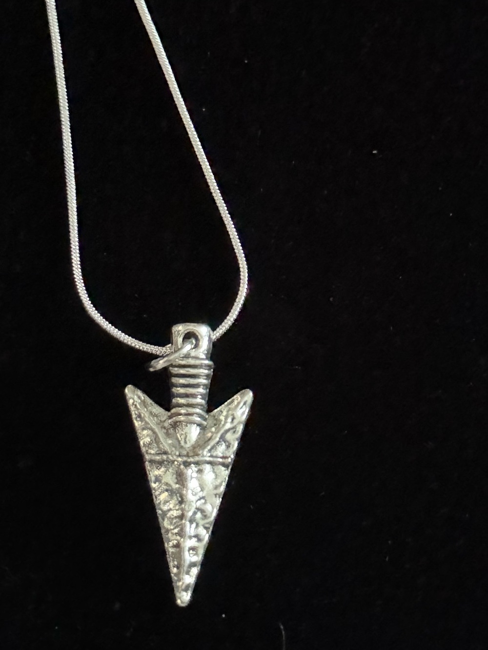 Silver Arrowhead Pendant Necklace - Women's Jewelry